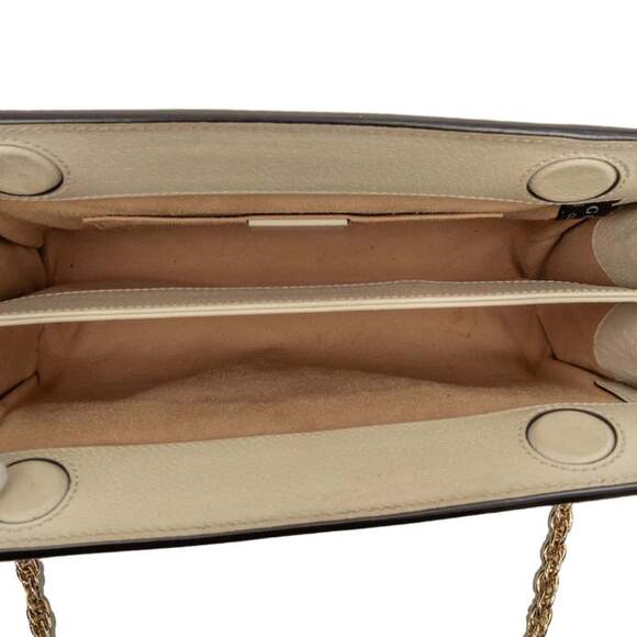 GUCCI Cream Leather Shoulder Bag - Picture 4 of 6